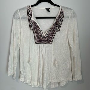 White Blouse w/ detail